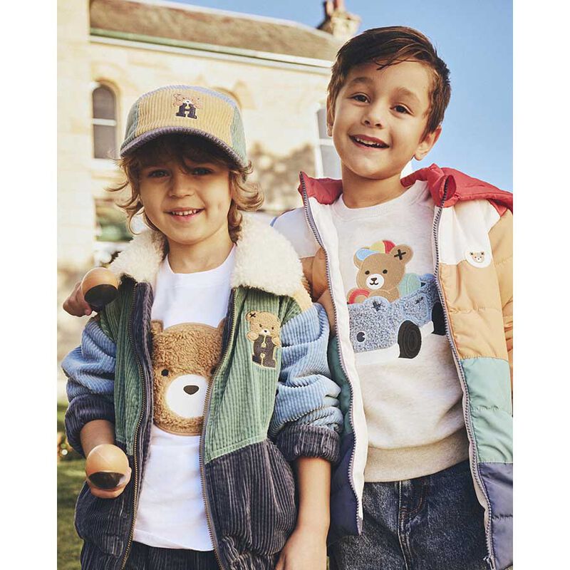 Huxbaby Midnight Colour Block Cord Jacket 3-5Y image number 3